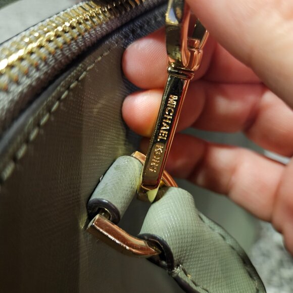 Michael Kors Army Green Top Handle Bag - Picture 7 of 14